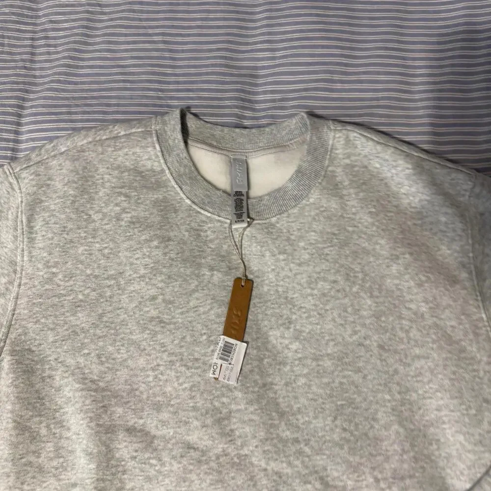 Skims Cotton Blend Crewneck Sweatshirt
